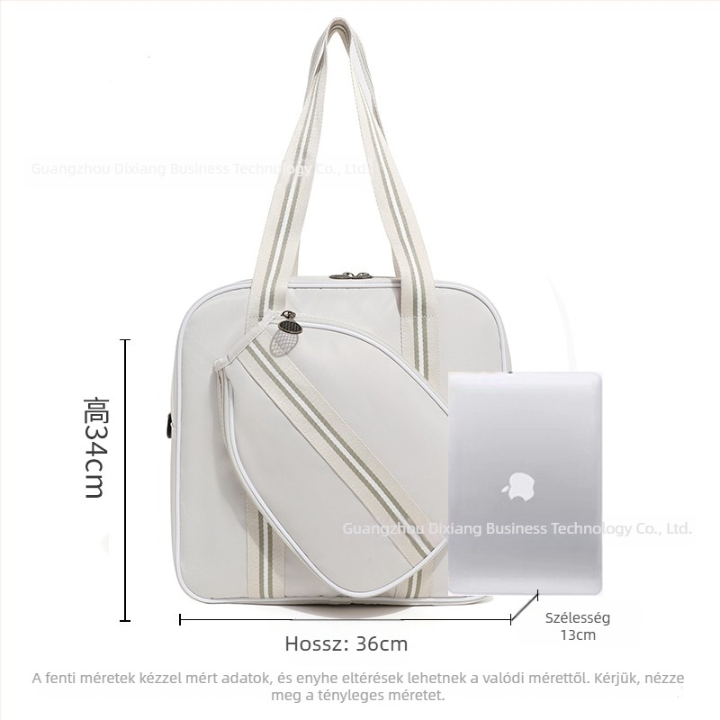 Női tenisztáska 2025 – új speciális borító, külső vállöv, nagy kapacitású sporttáska badminton/tenisz/pickleball számára, Oxford anyag, testreszabható, XINGNAN/Row South