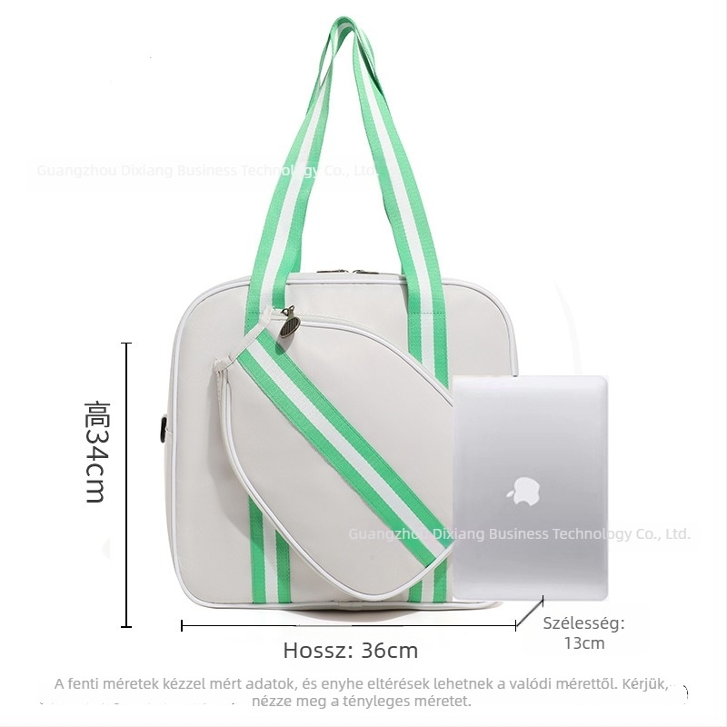 Női tenisztáska 2025 – új speciális borító, külső vállöv, nagy kapacitású sporttáska badminton/tenisz/pickleball számára, Oxford anyag, testreszabható, XINGNAN/Row South