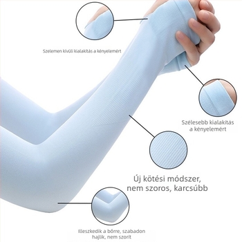 Napvédő karvédők, könnyűek, lélegzők, UV védelem, nylon anyag, 21-30% tartalom, vezetéshez