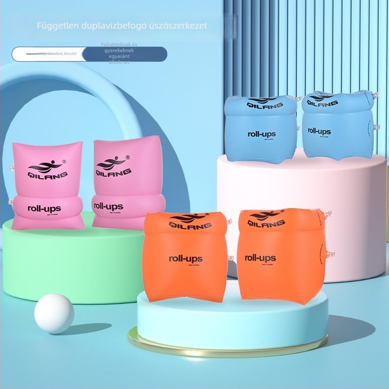 Gyerekeknek szóló felfújható kargyűrű úszáshoz, PVC, nyomtatott mintával