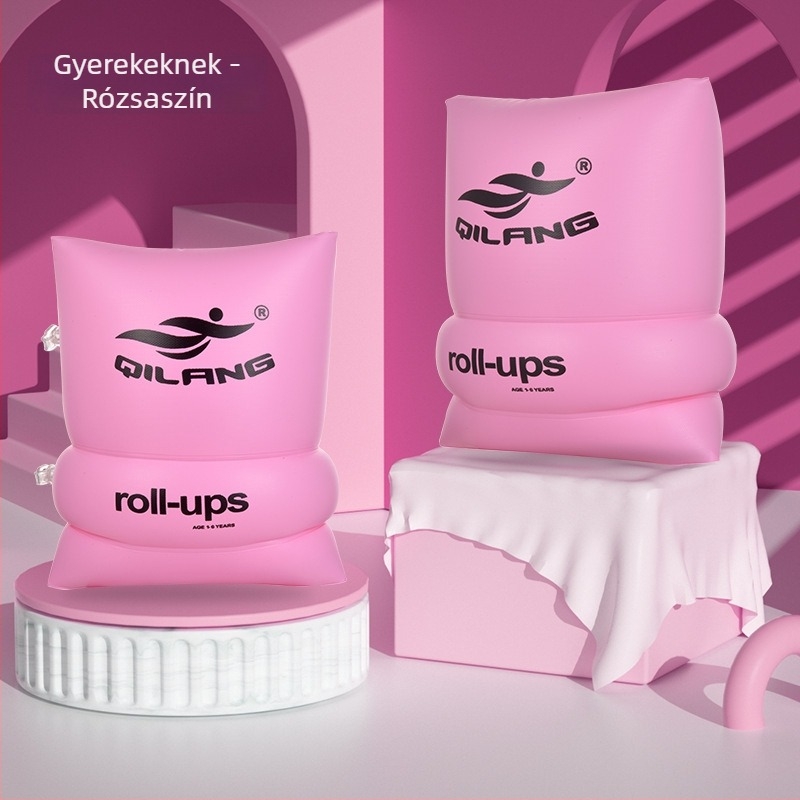 Gyerekeknek szóló felfújható kargyűrű úszáshoz, PVC, nyomtatott mintával