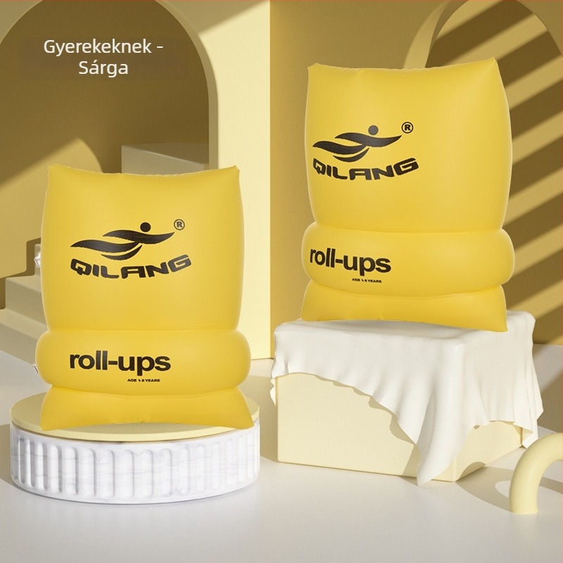 Gyerekeknek szóló felfújható kargyűrű úszáshoz, PVC, nyomtatott mintával