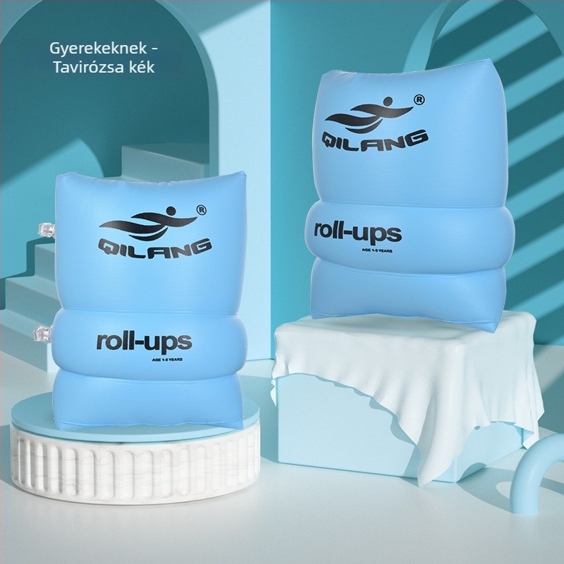 Gyerekeknek szóló felfújható kargyűrű úszáshoz, PVC, nyomtatott mintával