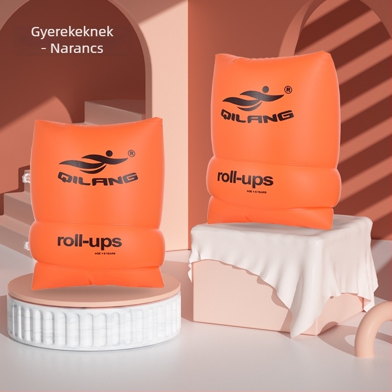 Gyerekeknek szóló felfújható kargyűrű úszáshoz, PVC, nyomtatott mintával