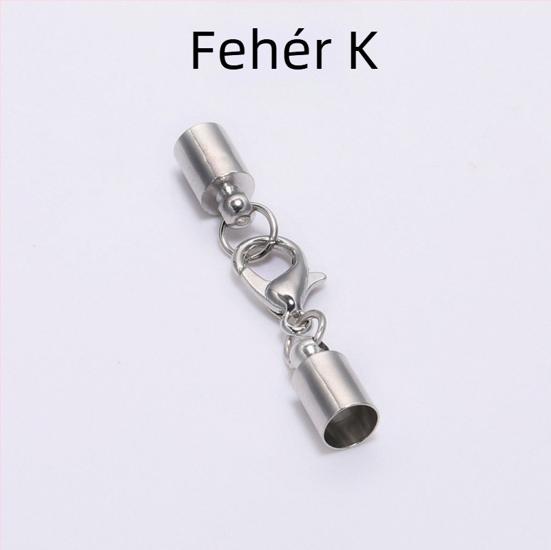 DIY ékszerkiegészítők: homárcsat, nyaklánc csat, karkötő csat, bőr zsinór csat | Vas | Elektroplattolás | AC0342 | Márka: YouYoungDifferent