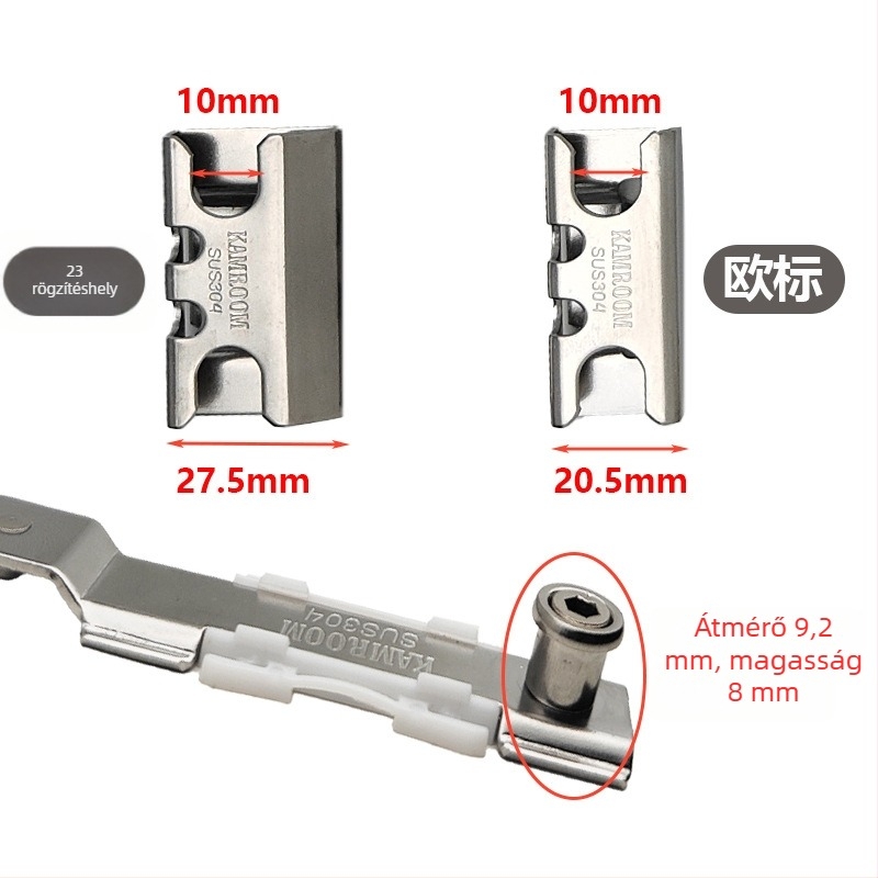 Alumínium keretes ablakzár, betörés elleni zár a zárolási pontnál, síknyitású ablakokhoz zár, hardver kiegészítők