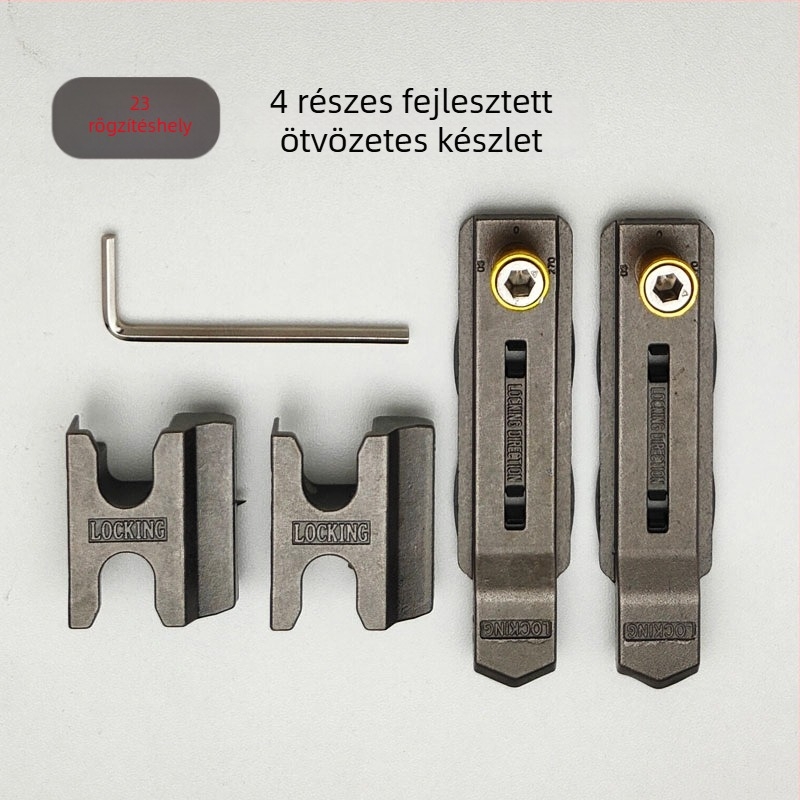 Alumínium keretes ablakzár, betörés elleni zár a zárolási pontnál, síknyitású ablakokhoz zár, hardver kiegészítők