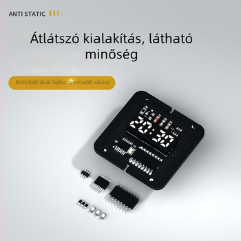 Gyerekeknek szánt antistatikus karkötő, USB töltés, szilikon szíj, 90 mAh, 15–21 napos akkumulátor-üzemidő, gombos működés, sportos dizájn