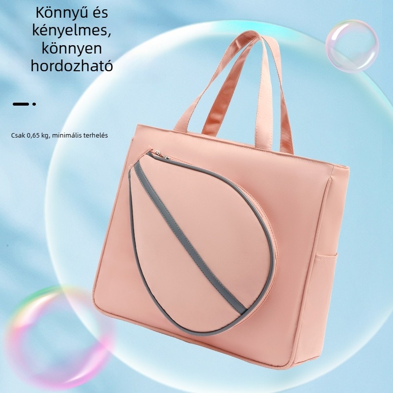 Badminton és tenisz táska vállpánttal, Oxford anyag, vízálló, 2 darabos készlet, nagy kapacitás