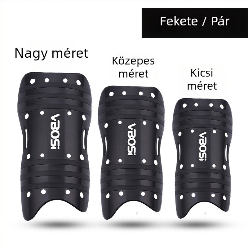 VBOSI Futballhoz készült lábszárvédő — ütéscsillapító, légáteresztő, többnyílásos panellel, gumis alapanyag, modell 9005V