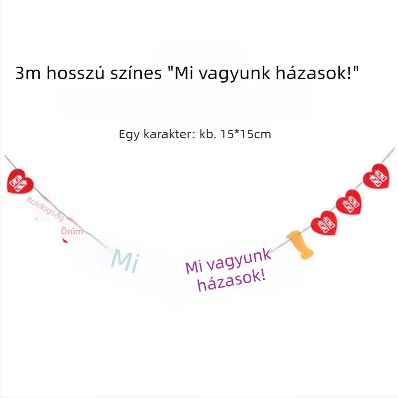 Szalaggal girland dekorációhoz – ideálisan óvodai osztályok, megnyitók és bolt éves eseményei számára; Márka Unique; Anyag: szalag; Kategória: terem elrendezési rekvizitek