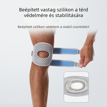 Nylon térdvédő, légáteresztő, futballhoz