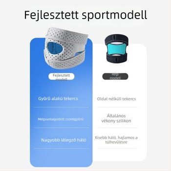Nylon térdvédő, légáteresztő, futballhoz