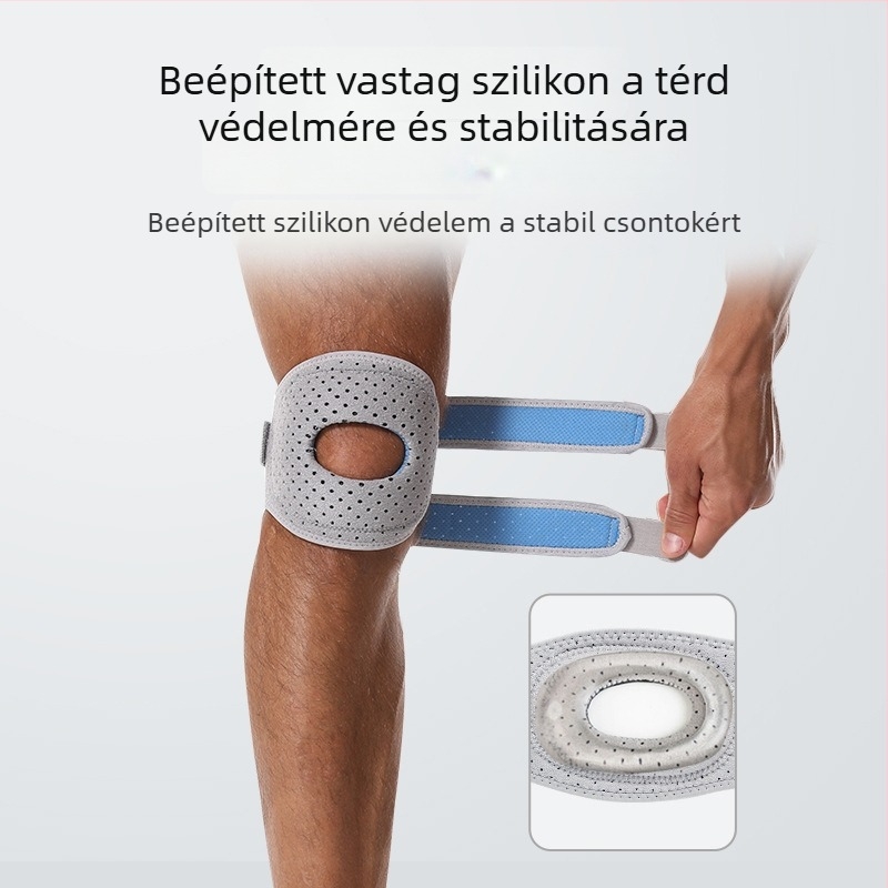 Nylon térdvédő, légáteresztő, futballhoz