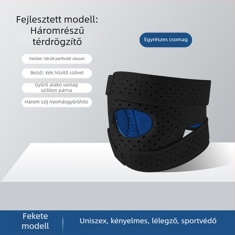 Nylon térdvédő, légáteresztő, futballhoz