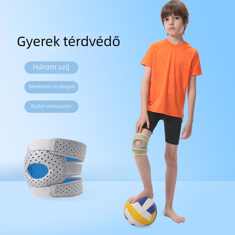Nylon térdvédő, légáteresztő, futballhoz