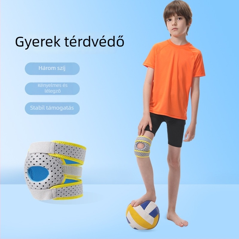 Nylon térdvédő, légáteresztő, futballhoz