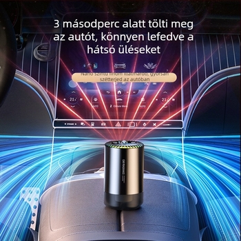 Autó aromaterápiás dísze Jasmine illattal, ABS test, 50–100 ml, automatikus spray, illat több mint 90 napig tart