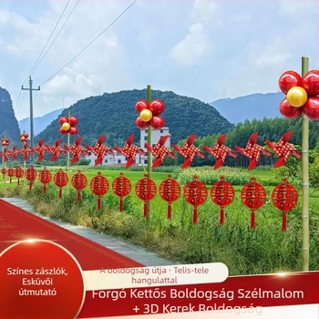 Esküvői helyszínelrendezési kellékek, anyag: szalag, mintázat nélkül, alkalmas üzleti ajándéknak