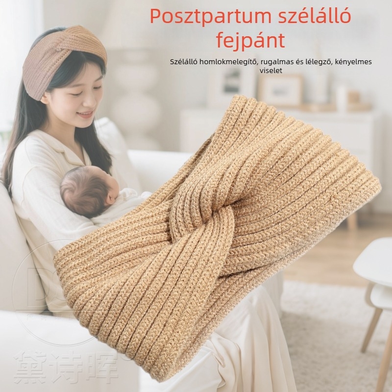 Fejfedő kötött, kockás mintás, masni alakú, poliészter, középkori stílus, testreszabható