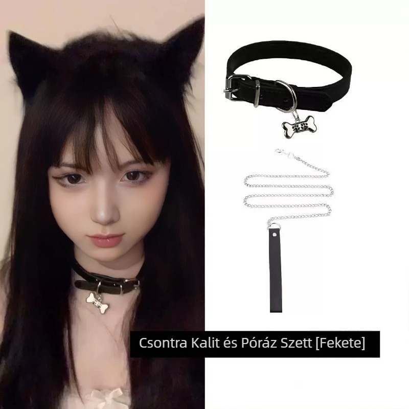 Choker nyaklánc állat/horoszkóp alakban, Anyag: Cortical, Medál: Ötvözet, Lánc: kulcscsont típusú, Súly: 15 g