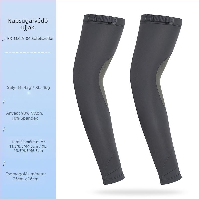 Napvédő ujjvédők, uniszex, légáteresztő, gyorsan száradó, nylon anyagból, állítható, kerékpározáshoz és vezetéshez