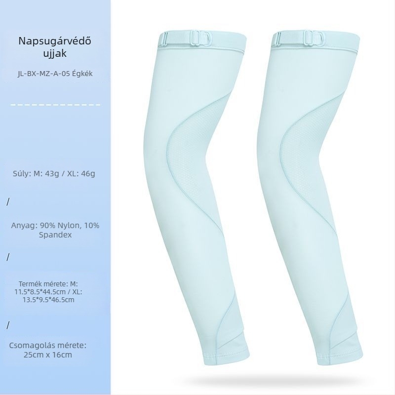 Napvédő ujjvédők, uniszex, légáteresztő, gyorsan száradó, nylon anyagból, állítható, kerékpározáshoz és vezetéshez