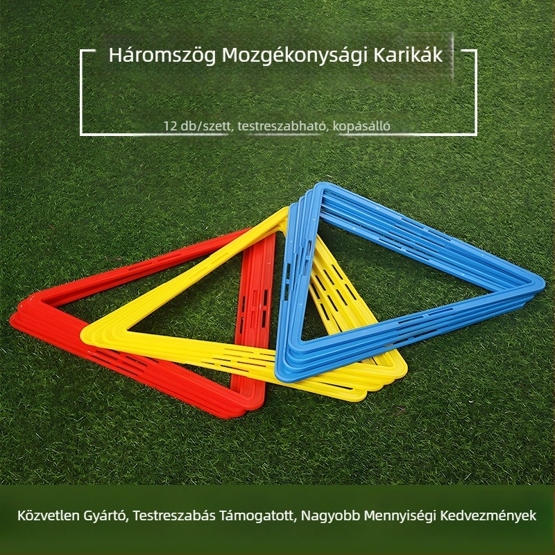 Pinguan Háromszög alakú gyerekeknek – ügyességi kör a fizikai felkészüléshez és szenzoros integrációhoz, edzésfelszerelés futballhoz és más labdajátékokhoz