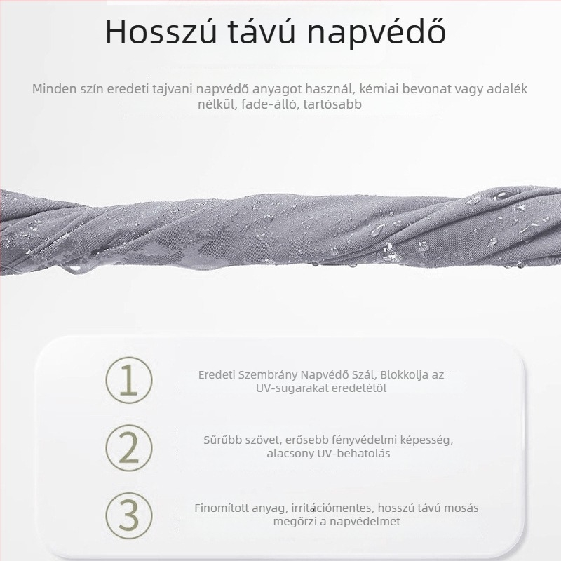 Gu Teng UV-védelmet nyújtó hosszú szoknya – lélegző nylon anyag, eredeti dizájn, hosszú stílus (nylon, UV-védelem, lélegző)