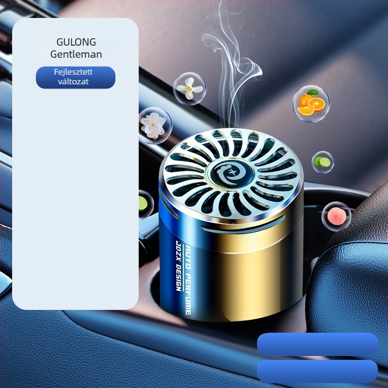 Autóülés illatosító kerek üvegparfüm tartóval, jázmin illattal, 50–100 ml