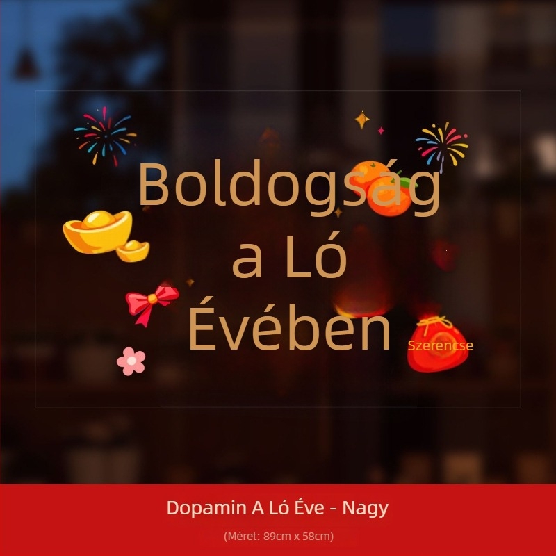 PVC ablak matrica készlet, márka Ryo Hiroshi, csomagolás Opp zacskó, jelenetek: ablak- és üvegmatricák