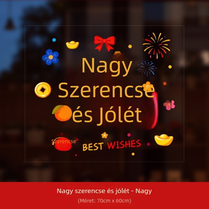 PVC ablak matrica készlet, márka Ryo Hiroshi, csomagolás Opp zacskó, jelenetek: ablak- és üvegmatricák