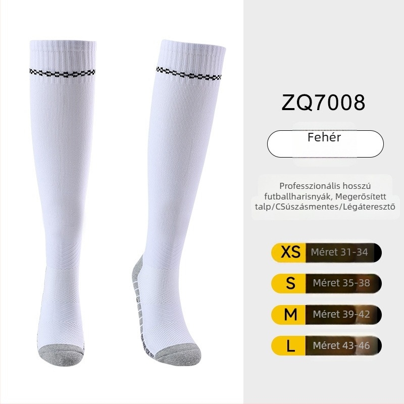 OXP professzionális foci edzés zokni – térdnél hosszú, csúszásmentes, vastagodott törölköző alja, anyag: nylon, spandex, poliészter