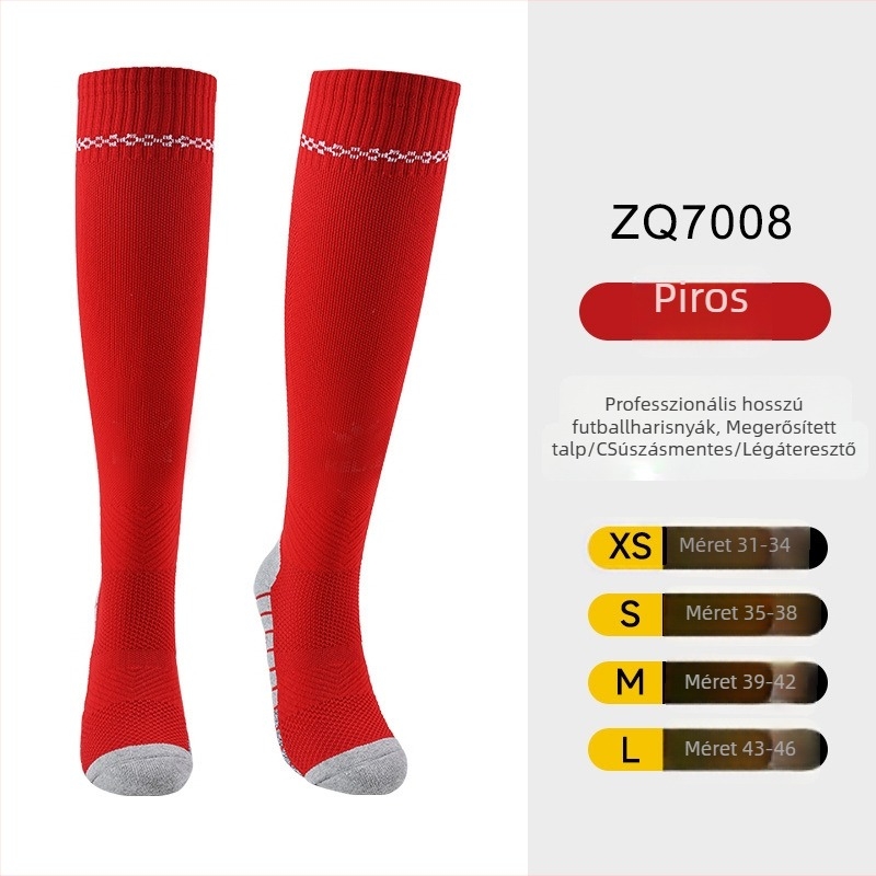 OXP professzionális foci edzés zokni – térdnél hosszú, csúszásmentes, vastagodott törölköző alja, anyag: nylon, spandex, poliészter