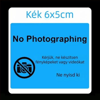 Négyszög alakú önzáró kameratakaró matrica; Monokróm nyomtatás; Mobiltelefonhoz; Erős szakítószilárdság; Hosszú távú hőállóság 65°C