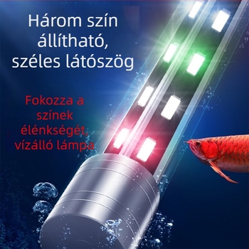 Akvaris LED lámpa, üvegtest, 3W, 100 g, Morning Field, világítás