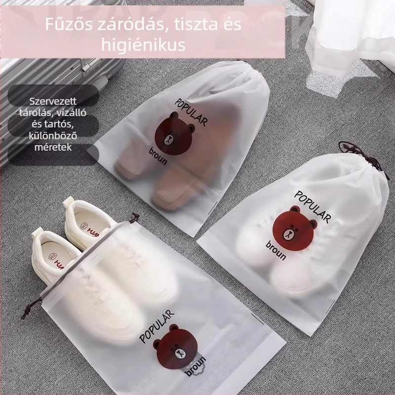 Húzókötős táska — Friendly, többfunkciós utazótáska kézitáska-stílusban a cipők, fehérnemű és kozmetikumok számára