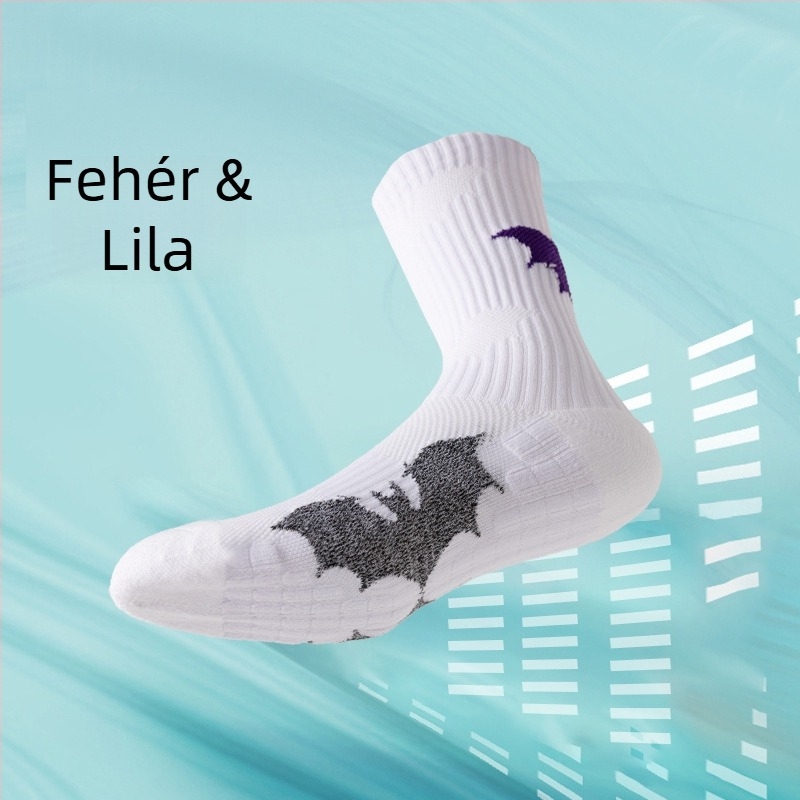 Kosárlabda zoknik, lélegző hálós szövés, törölköző-szerű alj, középhosszú, izzadságot felszívó