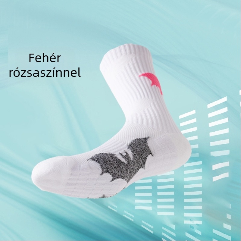 Kosárlabda zoknik, lélegző hálós szövés, törölköző-szerű alj, középhosszú, izzadságot felszívó