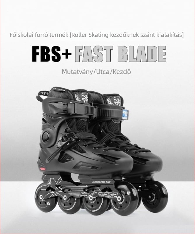 Flying Eagle görkorcsolya - PU hálós felsőrész, PE talp, egysoros kerekek, PU magas visszacsatolású kerekek, unisex