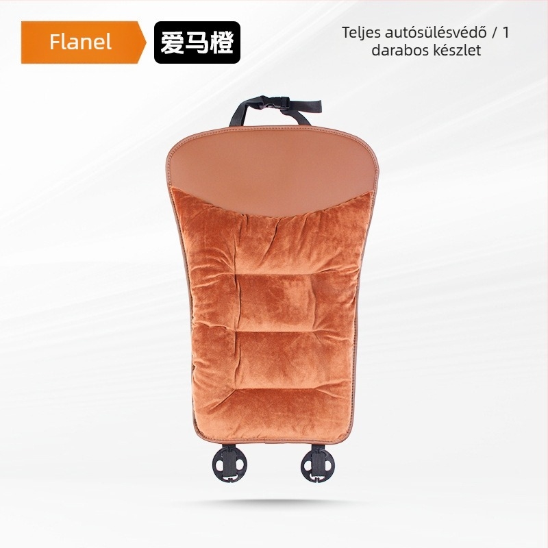 Autóülésvédő téli plüss, selyemszál töltéssel, sík, könnyed luxus stílus, flanel felület, Yuexonsa yueting