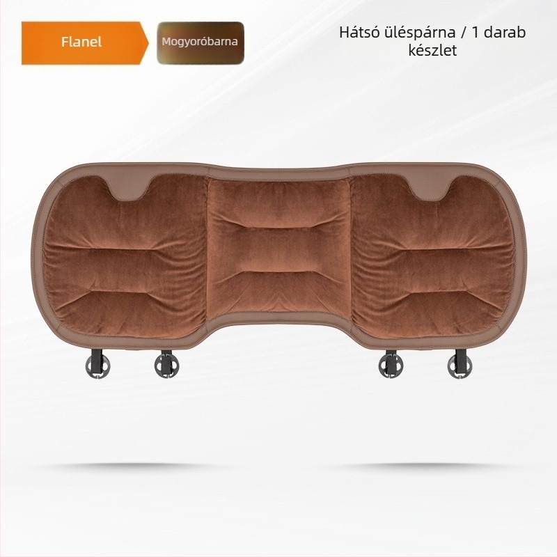 Autóülésvédő téli plüss, selyemszál töltéssel, sík, könnyed luxus stílus, flanel felület, Yuexonsa yueting