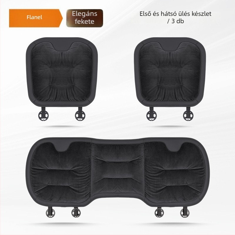 Autóülésvédő téli plüss, selyemszál töltéssel, sík, könnyed luxus stílus, flanel felület, Yuexonsa yueting