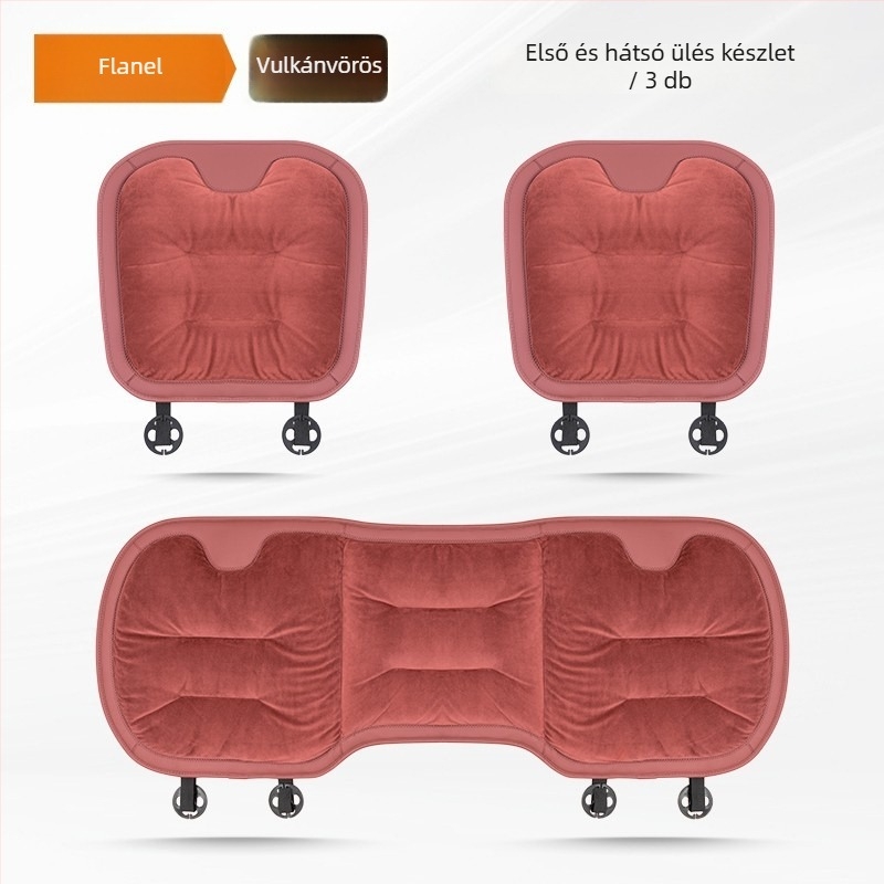 Autóülésvédő téli plüss, selyemszál töltéssel, sík, könnyed luxus stílus, flanel felület, Yuexonsa yueting