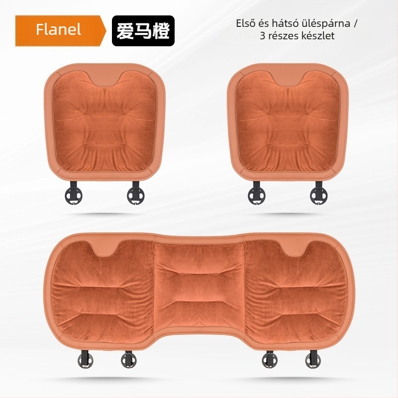 Autóülésvédő téli plüss, selyemszál töltéssel, sík, könnyed luxus stílus, flanel felület, Yuexonsa yueting