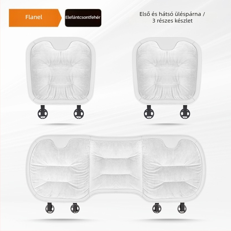 Autóülésvédő téli plüss, selyemszál töltéssel, sík, könnyed luxus stílus, flanel felület, Yuexonsa yueting