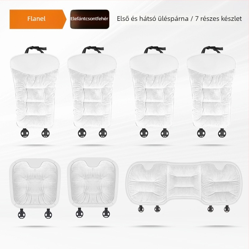 Autóülésvédő téli plüss, selyemszál töltéssel, sík, könnyed luxus stílus, flanel felület, Yuexonsa yueting