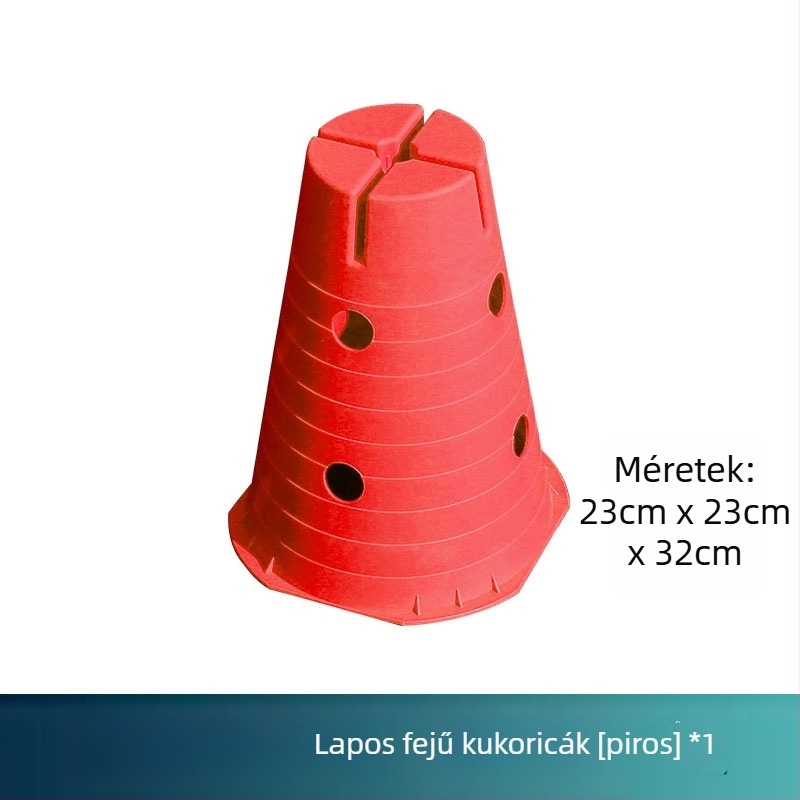 Huaju PE edzéssegédek – óvodai akadályos edzőegység, kombinált egység lyukas vödörrel, futballhoz, futáshoz és lábmozgásokhoz