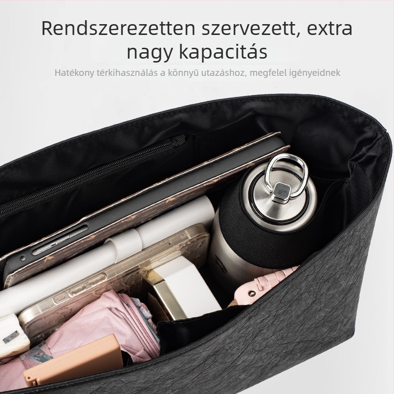 Sminktaska belső liner, kocka alak, Dupont papír, ultra-könnyű, multifunkcionális, könnyed luxus stílus