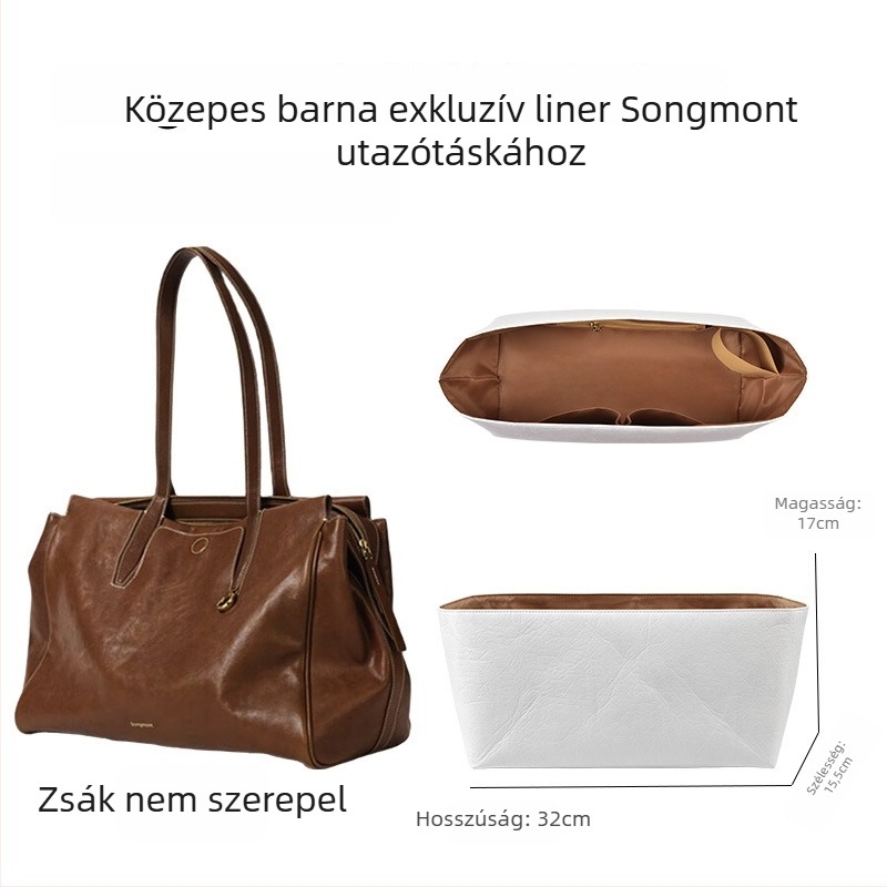 Sminktaska belső liner, kocka alak, Dupont papír, ultra-könnyű, multifunkcionális, könnyed luxus stílus